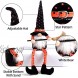 LOKIPA Halloween Gnomes Plush 2 Pack Handmade Witch Plush Gnome Faceless Doll for Halloween Decoration