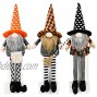 Mencly 3 Pack Halloween Gnomes  Gnomes Plush Handmade Home Farmhouse Halloween Home Decor Halloween Decorations Scandinavian Nisse Gifts Desk Table Home Ornaments