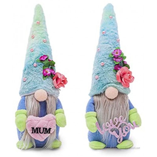 Mother's Day Gnome Holiday Gnome Gift for Mother 2 PCS Collectible Dolls by Handmade Gnome Plush Decoration The Love and Thankful Gift for Mother Suitable for Any Places Decoration