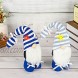 Nautical Style Gnomes Plush Doll Summer Striped Handmade Swedish Gnome Figurine Beach Elf Children's Gift and Ornaments for Home Decoration