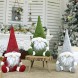 UKSY Handmade Santa Doll Present for Valentine's Day Home Holiday Decoration Home Table Festival Party Decoratio