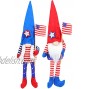 Uoeo 4th of July Gnome Patriotic Gnome Decorations Handmade Elf Dwarf Scandinavian Ornaments for Memorial Day President Election Independence Day Home Office Desktop Decor
