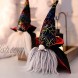 VOOWO Halloween Gnomes Plush Holiday Decoration Set of 2 Gnome with Light Party Home Decor Ornaments Gnome Gift for Kids Friends