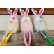 yuboo Easter Bunny Gnomes Plush,3 Pack 15 Spring Leprechaun Gnomes Scandinavian Home Holiday Decor for Girl Gifts,Yellow Green Pink