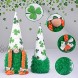 yuboo St Patricks' Day Gnomes Plush,4 Pack Irish Leprechaun Family Shamrock Gnome for Spring Holiday Decorations for Gifts Scandinavia Home Ornaments