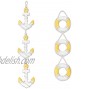 2 Pack 26.6 Nautical Wooden Anchor and 18.3 Wooden Life Ring with Rope Nautical Boat Steering Anchor Lifebuoy Hanging Wall Decor Door Hanging Ornament Beach Theme Home DecorationYellow