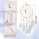 3 Pieces LED Dream Catcher Handmade Chain Dream Catcher Bohemian New Moon Sun Star Design Chic Home Decor for Wall Hanging Home Decoration