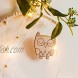 Enmolove Macrame Wall Hanging Moon Dream Catcher Bohemian Home Decor Tassel Wall Hangings Beige Owl