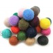 Felt Wool Balls Beads Pom Pom Handmade for Craft Dream Catcher Baby Mobile Pompom Home Decor Nursery Party Props 15mm ArmyGreen 100pcs