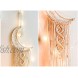 Macrame Wall Hanging Moon Dream Catcher,Cotton Woven Boho Bohemian Room Decor for Teenage Girls,Living Room Bedroom Craft Home Decoration Gifts