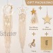 OurWarm Dream Catchers Wall Decor with LED Light 2 Pcs Star Moon Handmade Macrame Woven Traditional Design Bedroom Wall Hanging Decoration Boho Dream Catchers for Kids Girls Boys Festival Gift