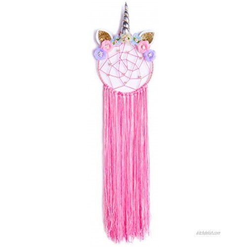 QtGirl Unicorn Dream Catcher for Kids Dream Catcher Wall Hanging Decoration for Girls Gifts Baby Shower