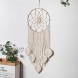 SILKSELECT Boho Dream Catcher Large Macrame Woven Wall Hanging Décor with Leaves Handmade Dreamcatcher Tassels Decoration Boho Decor Gift for Boys Girls Leaves