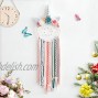 TEESHLY Unicorn Dream Catchers with Flowers Handmade Woven Dreamcatchers for Wall Hanging Decoration Dream Catcher with Braids Ornament for Girls Kids Silver Horn