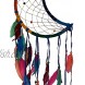 Vie Naturals Crescent Dream Catcher Feathers & Capiz 27Cm Rainbow