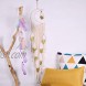 YESMONA Moon Dream Catcher for Bedroom Large Boho Wall Hanging Handmade Woven Macrame Dream Catcher for Baby Girls Kids Nursery Room Decor
