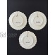 Ayennur Turkish Decorative Plates Set of 3-7.08 Inch18cm Handmade Ceramic for Wall Hanging Home Decor