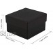 Sdootjewelry Single Watch Boxes 12 Pack Bangle Bracelet Watch Boxes for Men and Women-Black
