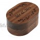 Wedding Ring Box Wood Ring box for Proposal Rustic Mr & Mrs Carve Engagement Ring Holder Gift for Wedding Ceremony