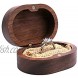 Wedding Ring Box Wood Ring box for Proposal Rustic Mr & Mrs Carve Engagement Ring Holder Gift for Wedding Ceremony