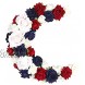 ABOOFAN Flower Arch Flower Rose Flower Swag Wreath Floral Garland Decorative Swag for 4th of July Arch Party Front Door Wall Decor