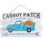 CGT Carrot Patch Blue Truck Hanging Wall Decor Easter Sign
