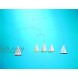Dinghy Regatta 5 Hanging Mobile 26 Inches Beech Wood Handmade in Denmark by Flensted