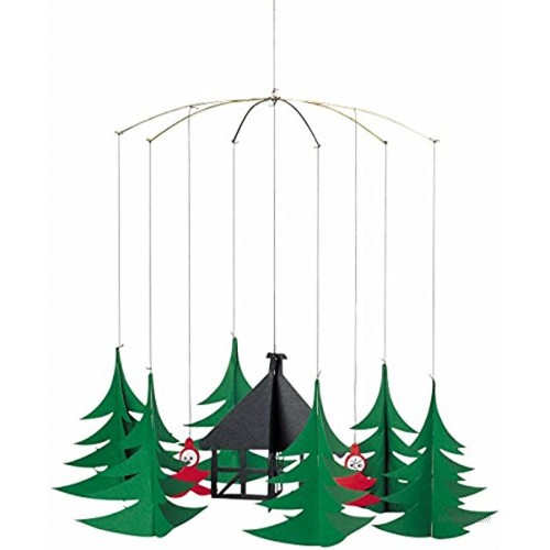 Pixies in The X Hanging Mobile 11 Inches Handmade in Denmark by Flensted