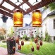 Vcdsoy 2 Pack Solar Wind Chimes for Outside Mason Jar Wind Chime Light-Memorial Unique Wind Chimes Outdoor Clearance,Waterproof Windchimes for Garden,Terrace,Corridor Decoration