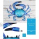Liffy Gift Metal Crab Wall Sculptures Outdoor Beach Theme Coastal Art Outside Hanging Decorations for Pool or Patio Indoor Bathroom