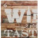 Stonebriar Rustic 15 Inch Wine Theme Wood Wall Art with Wine Tasting Daily Saying Decorative Wall Decor for the Living Room Kitchen or Dining Room