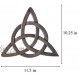 Super Z Outlet Resin Celtic Trinity Knot Wall Art for Home Decoration Religious Communion Baptism Gifts Churches