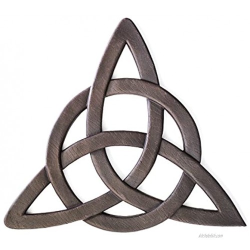 Super Z Outlet Resin Celtic Trinity Knot Wall Art for Home Decoration Religious Communion Baptism Gifts Churches
