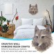 VOSAREA Resin Wolf Head Wall Statue Realistic Animals Head Wall Hanging Sculpture Farmhouse Wall Decoration Ornament
