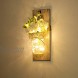 Wall Decor Mason Jar Sconces Home Decor Wall Art Hanging Design with Remote Control LED Fairy Lights and White Rose Farmhouse Wall Decorations for Bedroom Living Room Lights Set of Two