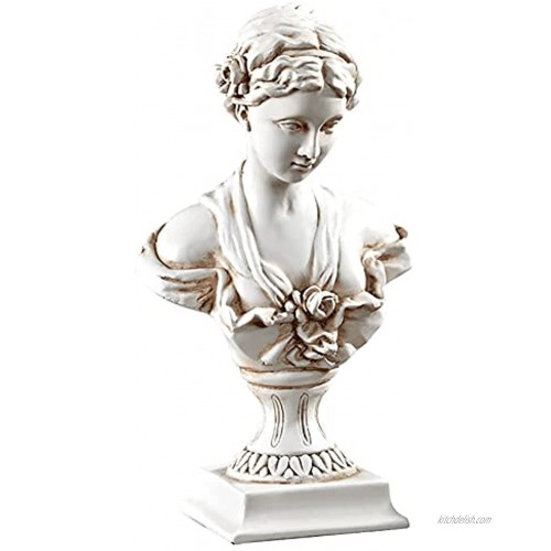 11.8 Classic Greek Venus de Milo Bust Statue Resin Roman Goddess of Love and Beauty Sculpture Figurine for Home Décor Large Antique
