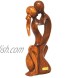 G6 COLLECTION 12 Wooden Handmade Abstract Sculpture Statue Handcrafted Endless Love Gift Art Decorative Home Decor Figurine Accent Decoration Artwork Handcarved Endless Love