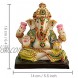 Ganesha Statue Ganesh Idol Figurine for Home Décor Temple Table Decoration House Warming Gifting Home Decor 16 cm X 14 cm