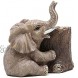 Hodao Elephant Decorations for Home Desk Organizer Gold Elephant Decor Elephant Pen Holder