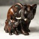 IYARA CRAFT Resin feng Shui Elephant Statues-Decorative Elephant Family Statues Ideal for Modern & Rustic Settings Mother and Child of Elephant Figurine Statue Sculpture Elephant Gifts for Women.