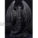 JORAE Winged Gargoyle Statue Outdoor Decor Sitting Guardian Sculpture Halloween Figurines 9 Inch Polyresin
