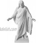 One Moment In Time S4A 6 Christus Statue White Cultured Marble Handmade LDS CTR