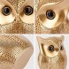 Owl Statue Home Decor Retro Buho Owls Figurines For Unique Home Decorations Living Room Decorations Gold Office Decor Small Decor Items For Shelf Bookself TV Stand Decor Owl Gifts For Owl Lovers