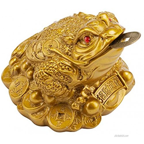 Wschic Feng Shui Money Frog Lucky Money Toad Decorations,Ideal for Attracting Wealth