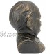 Design Toscano Sir Winston Churchill 1874-1965 Foundry Cast Iron Sculptural Bust Bronze