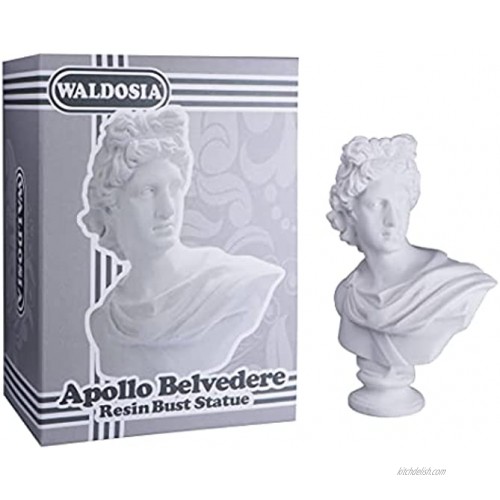 Waldosia 2.5'' Classic Greek Statuette Mini Apollo Bust