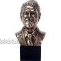 YTC 9.25 Inch Bronze Colored President Ronald Reagan Head Sculpture