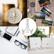 20pcs 3 Inch Picture Frame Collectibles Coins Acrylic Plate Display Stands Mini Easel Stands Plastic Easels Clear Picture Easel Stand Plastic Plate Stand Holder for Display Desktop Tabletop Small