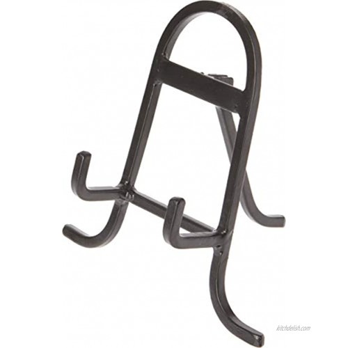Bard's Small Black Wrought Iron Easel 6.25 H x 6 W x 3.25 D