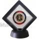 HillSpring Coin Display Holder Clear Case with Stand for Challenge Coin Medallion Black